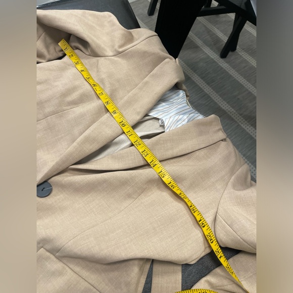 Anthropologie Maeve Pleated-Back belted Blazer M - Picture 6 of 8